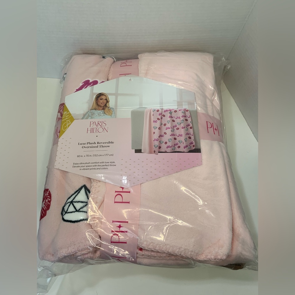Paris Hilton Plush Throw